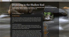 Desktop Screenshot of drowningintheshallowend.blogspot.com