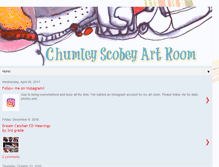 Tablet Screenshot of chumleyartroom.blogspot.com