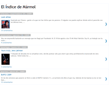 Tablet Screenshot of elindicedemarmol.blogspot.com