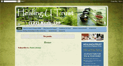 Desktop Screenshot of healingutrust.blogspot.com