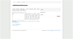 Desktop Screenshot of coisinhasetcetalcomavan.blogspot.com