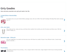 Tablet Screenshot of girlygoodies.blogspot.com