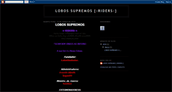 Desktop Screenshot of lobossupremos.blogspot.com