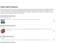 Tablet Screenshot of hellonorthdakota.blogspot.com