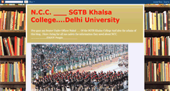 Desktop Screenshot of ncc-sgtb-khalsa.blogspot.com