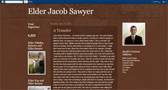 Desktop Screenshot of elderjacobsawyer.blogspot.com