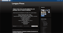 Desktop Screenshot of lenguapinos.blogspot.com