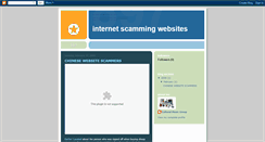 Desktop Screenshot of internetscammingwebsites.blogspot.com