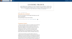 Desktop Screenshot of lockerzfrance.blogspot.com