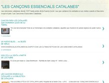 Tablet Screenshot of cancionescatalanas.blogspot.com