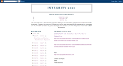 Desktop Screenshot of integrity2010creature.blogspot.com