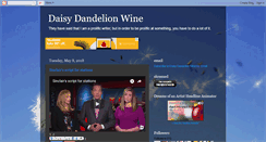 Desktop Screenshot of daisydandelionwine.blogspot.com