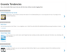 Tablet Screenshot of granolatendencies.blogspot.com