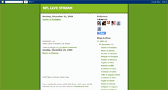 Desktop Screenshot of nfllivefeed.blogspot.com