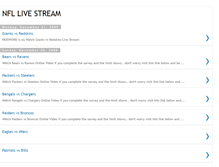 Tablet Screenshot of nfllivefeed.blogspot.com