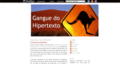 Desktop Screenshot of ganguedohipertexto.blogspot.com