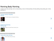 Tablet Screenshot of paintingbodypainting.blogspot.com
