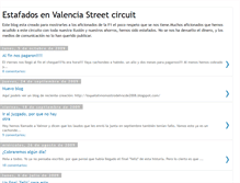 Tablet Screenshot of estafadosenvalenciastreetcircuit.blogspot.com