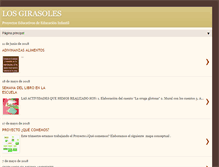 Tablet Screenshot of losgirasoles-elena.blogspot.com