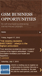 Mobile Screenshot of gsm-business-opportunities.blogspot.com