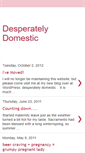 Mobile Screenshot of desperatelydomestic.blogspot.com