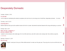 Tablet Screenshot of desperatelydomestic.blogspot.com