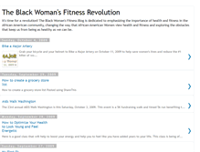 Tablet Screenshot of blackgirlfitrevolution.blogspot.com