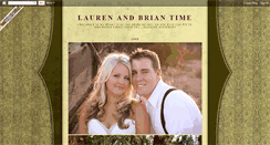 Desktop Screenshot of laurenbriantime.blogspot.com