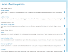 Tablet Screenshot of homeofonlinegames.blogspot.com