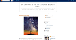 Desktop Screenshot of butthedevil.blogspot.com