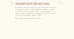 Desktop Screenshot of alimentarteennatural.blogspot.com