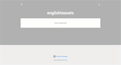 Desktop Screenshot of englishteasets.blogspot.com
