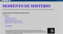 Desktop Screenshot of momentodemisterio.blogspot.com