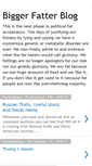 Mobile Screenshot of biggerfatterblog.blogspot.com