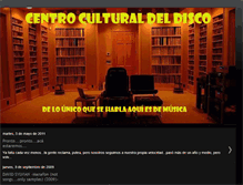 Tablet Screenshot of centroculturaldeldisco.blogspot.com