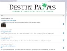 Tablet Screenshot of destinpalms.blogspot.com