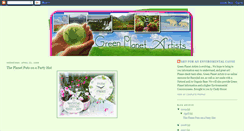 Desktop Screenshot of greenplanetartists.blogspot.com
