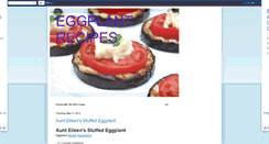 Desktop Screenshot of eggplant-recipes.blogspot.com