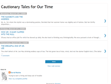 Tablet Screenshot of cautionarytalesforourtime.blogspot.com