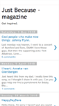Mobile Screenshot of justbecause-magazine.blogspot.com