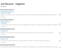 Tablet Screenshot of justbecause-magazine.blogspot.com