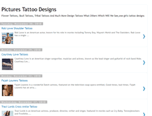 Tablet Screenshot of pictures-tatto.blogspot.com