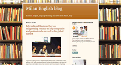 Desktop Screenshot of milanenglishblog.blogspot.com