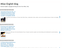 Tablet Screenshot of milanenglishblog.blogspot.com
