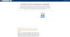 Desktop Screenshot of liveonlinefootballtv.blogspot.com