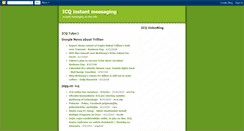 Desktop Screenshot of icq-info.blogspot.com