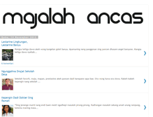 Tablet Screenshot of majalahancas.blogspot.com