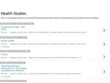 Tablet Screenshot of health-studies.blogspot.com