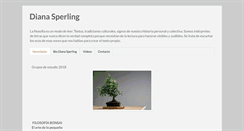 Desktop Screenshot of dianasperling.blogspot.com