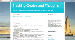 Desktop Screenshot of inspiring-quotes-thoughts.blogspot.com